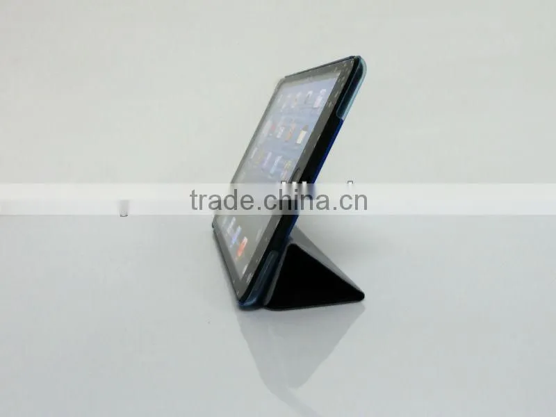 wallet leather cases for ipad ,rotary leather case for ipad