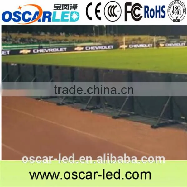 Football/soccer/baseball field commercial advertising led display on the sides