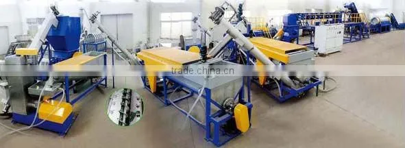 Automatic PET bottle washing recycling machine
