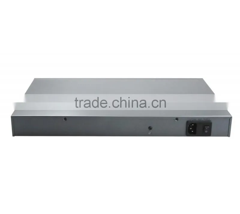 16 port gigabit PoE switch with 48V output IEEE802.3af