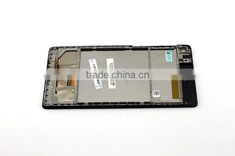 For ASUS Google Nexus 7 2nd gen 2013 LCD Display Panel Touch Screen Digitizer Black + Bezel Frame Assembly