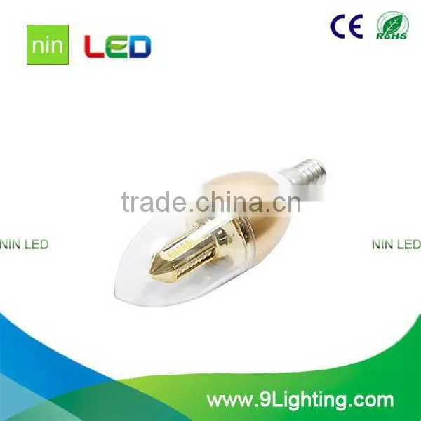 New style hot sell led candle light high quality filament