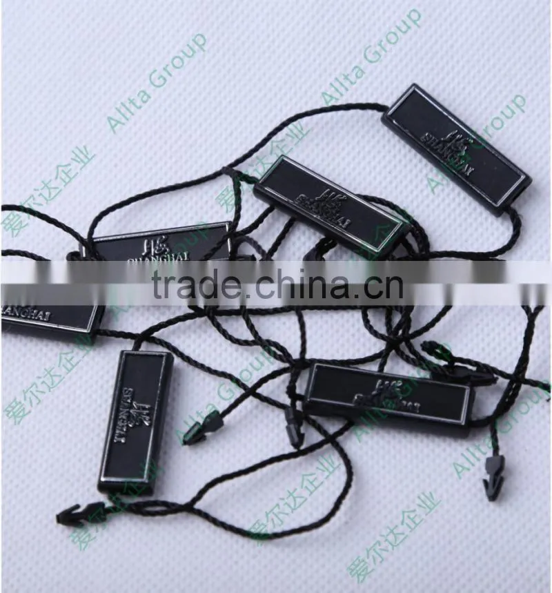 Wholesale Price custom sliver logo plastic seal tag