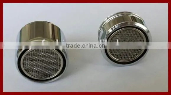 brass shell with plastic inner core kitchen Faucet aerator with swivel ball joint