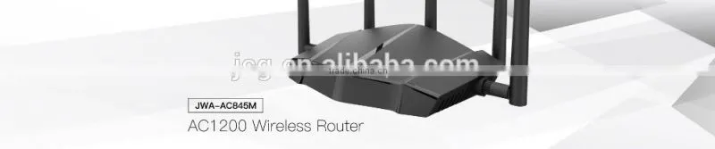 2016 New : 11AC 1200Mbps high power dual-band wireless router with 5*5dbi high gain detachable antenna