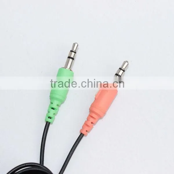 Wholesale factory free sample cheap headphone with detachable speaker for computer game 3.5mm headphone jack