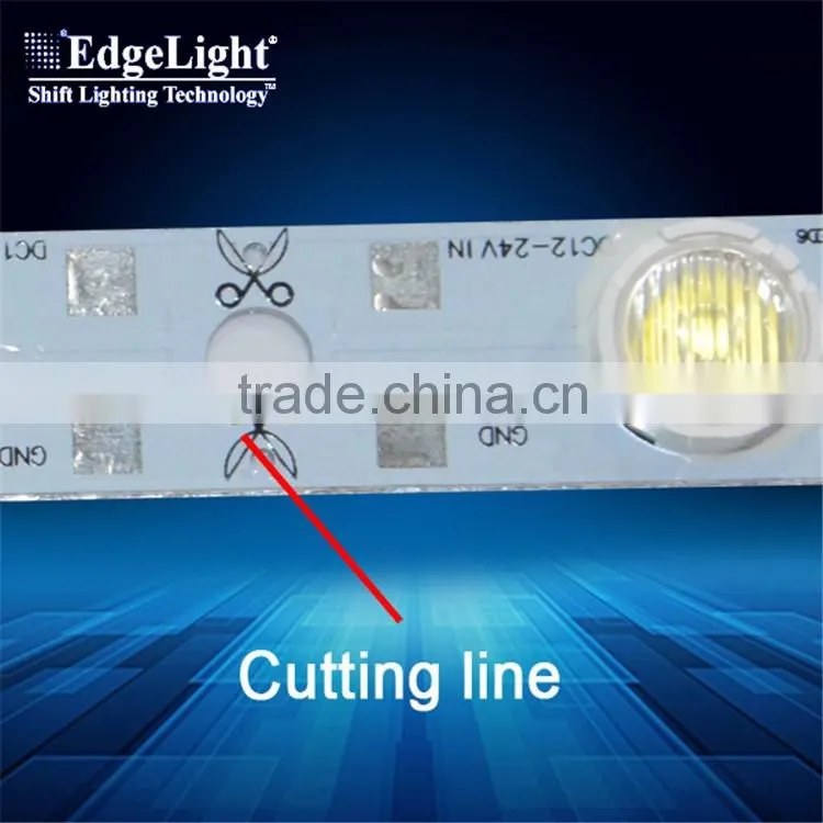 Edgelight high power strip rigid 17mm PCB 470mm in length 24V backlight led light strip made in Shanghai OEM factory