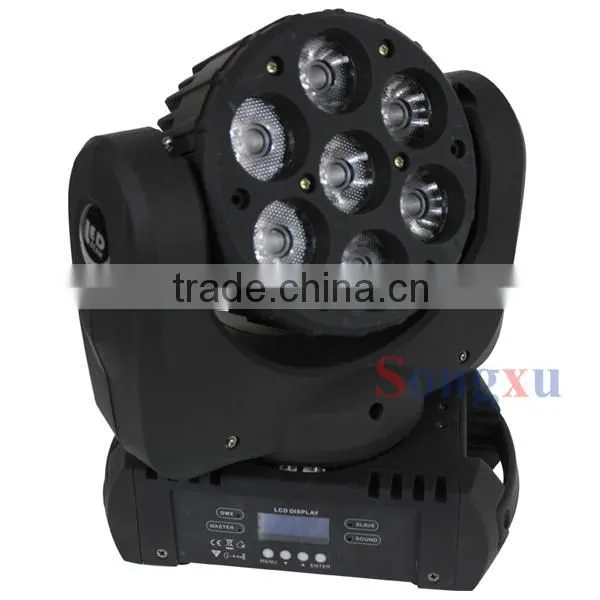 professional 7*12w beam led moving head light for stage