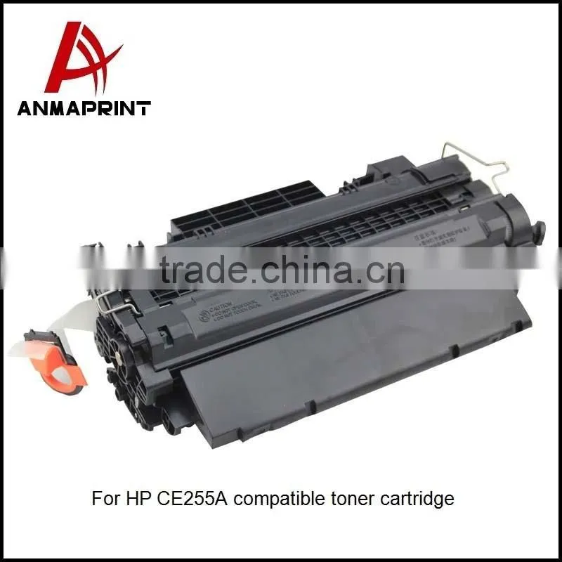 Wholesale CE255A compatible 55A toner cartridges for HP LaserJet P3015/3015d/3015dn/3015x laser toner cartridge