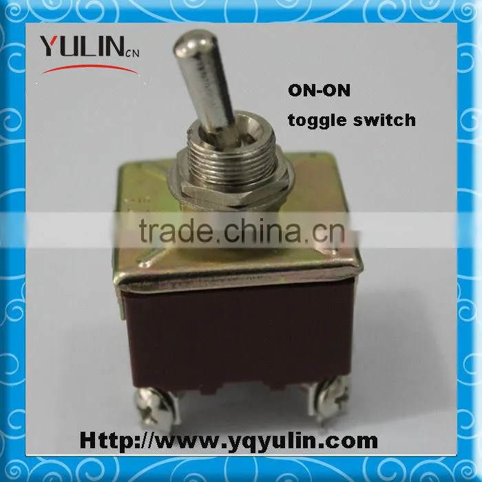 Free sample 48volt 6Pin Screw Terminal ON-ON Sub Miniature Toggle Switch