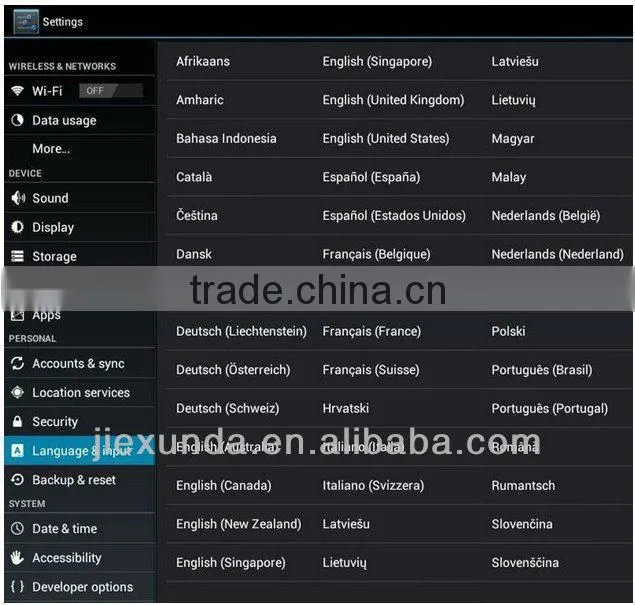 10.1 inch Ampe A10 Quad core IPS Capacitive touch Android Tablet PC Bluetooth 1280x800