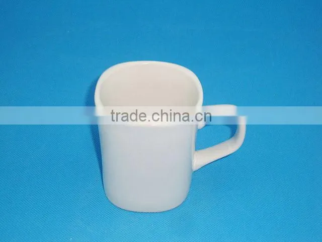 Restaurant Pure White Porcelain Water Mug