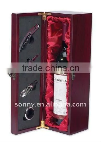 Burl wooden Box For Wine