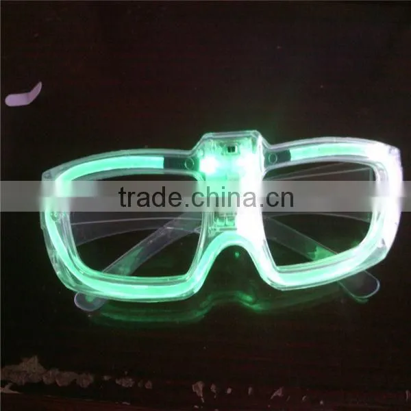 New Plastic optical glasses With Flashing Light glasses frame