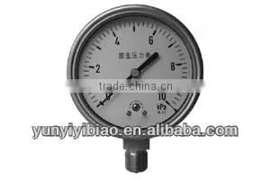 Capsule pressure gauge