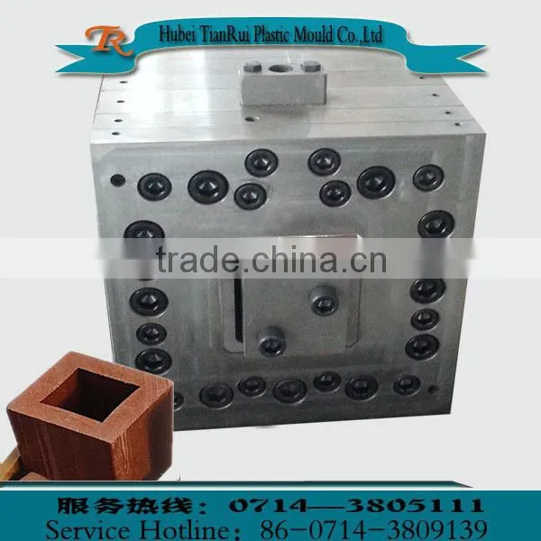 eco garden profile extrusion mould, WPC pillar extrusion mould