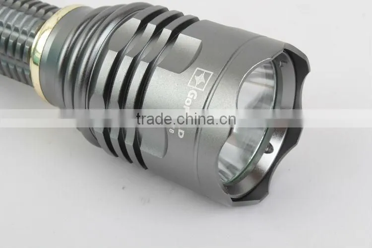 GOREAD Y18 rechargeable 10W XML T6 LED Super Bright Flashlight Torch