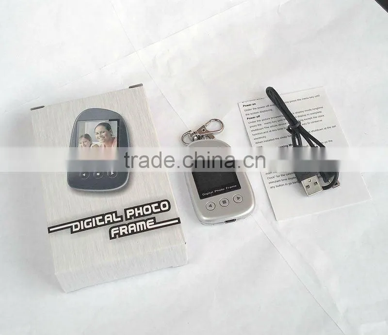 2013 hot sales mini portable birthday gift mini digital photo frame with leather cover
