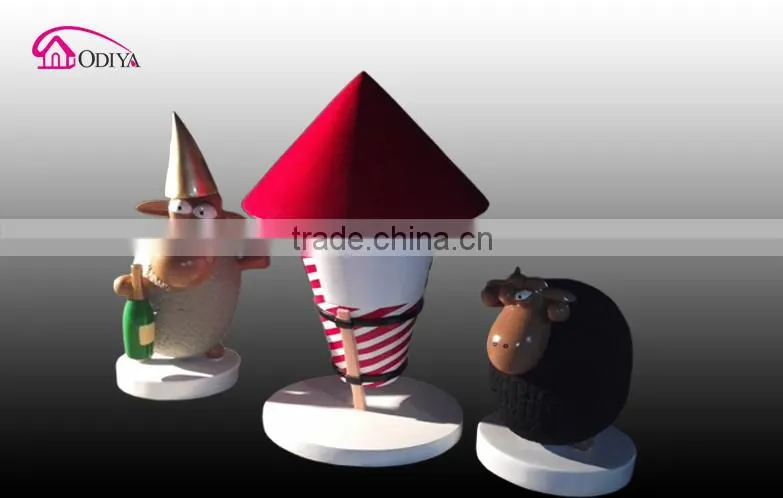fiberglass cartoon character statue
