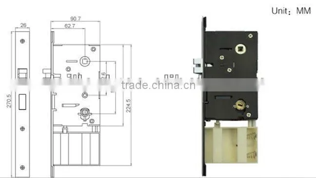 european door lock LSD601 battery