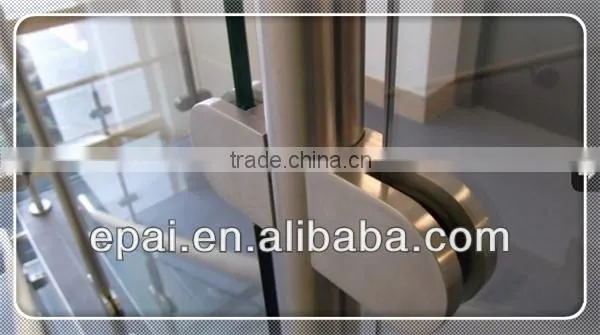 Stainless steel glass fitting/glass connector