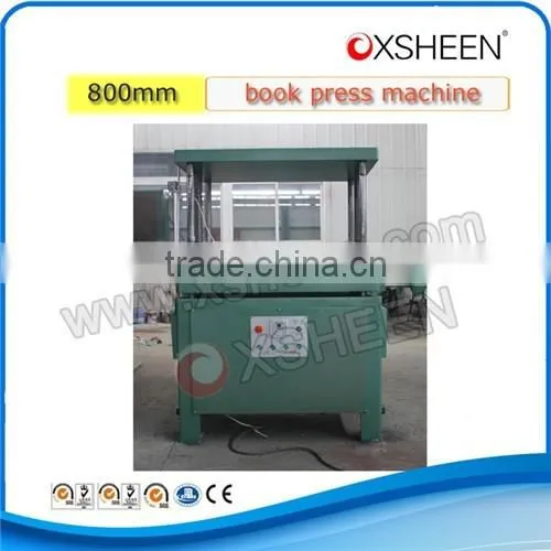 High quality high degree book paper press equipment