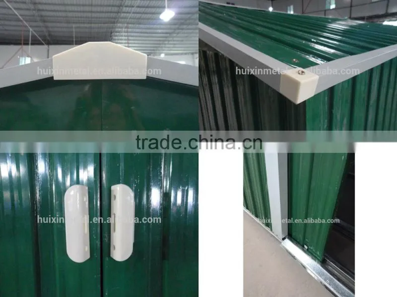 High quality metal garden tool boxes storage sheds for sale