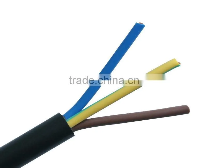 PVC insulation power 4 cores kabel