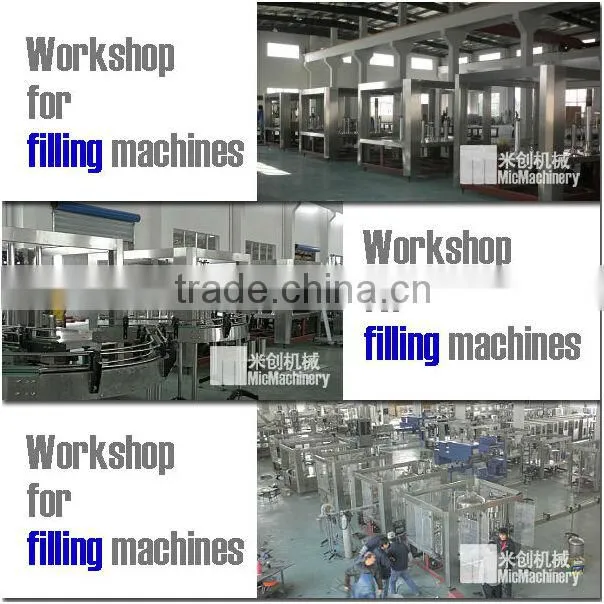 MIC-8-8-3 washing filling capping 3 in 1 mineral water plant with CE 1000-2000bph base on 500ml