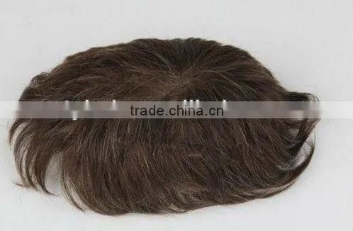 cheap human hair toupee for black men hair system