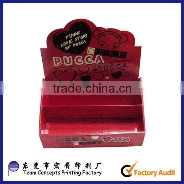 free standing kraft chocolate display paper box