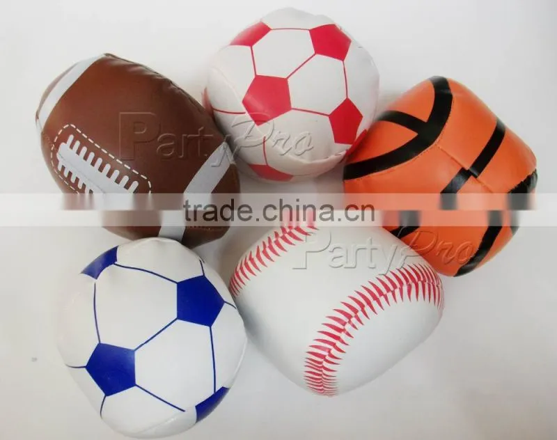 Partypro Ningbo Factory Promotional High Quality Hottest Custom Rubgy Shape Juggling Stress Ball
