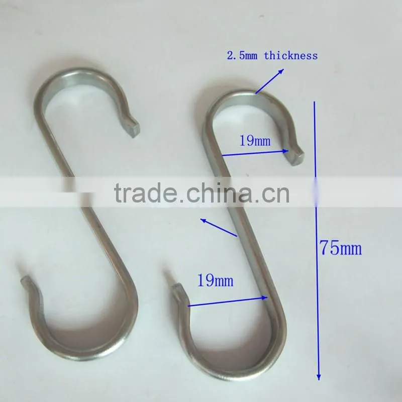 2.5MM Thickness Stainless Steel 304 S Hanger Hook For Home Hanging