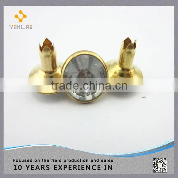 Metal Clear Rhinestone Rivet Made In China