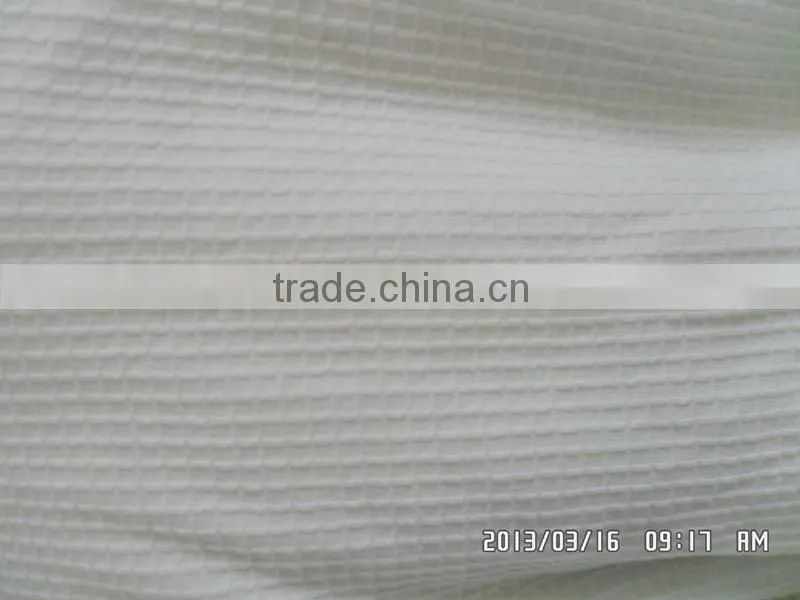 100% cotton waffle bathrobe for hotel and home use