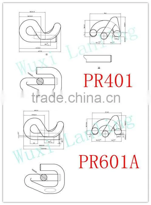Rail clip e1804 clip used for Singapore railway
