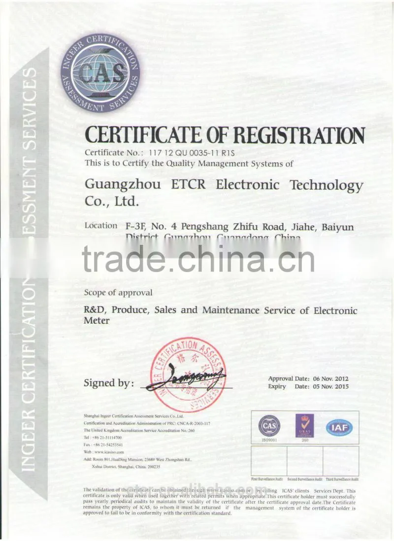 ETCR8300B Three Channel Leakage Monitoring Recorder electrical meter