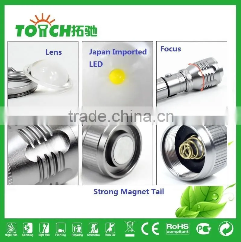 Focus LED Work Light Lantern 3-Mode 500LM Zoomable Adjustable Light for Repairing, Camping and Outdoor