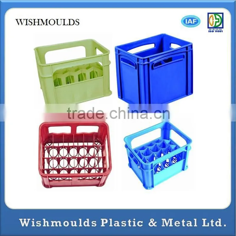 plastic injection 24 bottles beer crate mould