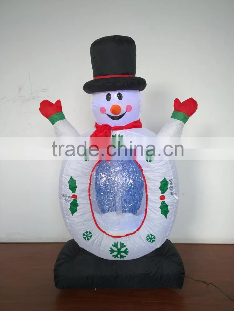 DJ-XT-31 inflatable snowman snowing types of outdoor advertisement cheap sale