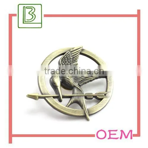 custom epoxy printing doming logo metal badge