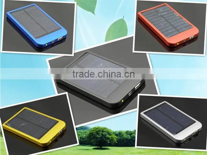 Mobile Accessories 2600mAh Travel Solar Charger Battery For Mobile Phone/Digital Camera/ PC/MP3