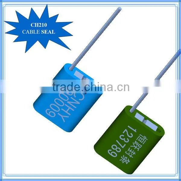 CH210 High quality barcode cable security seals