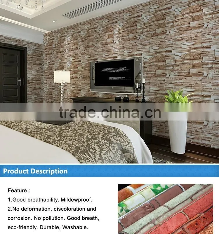 3107 SINO Permanent Home Wall Decoration PVC Wallpaper Adhesive Film