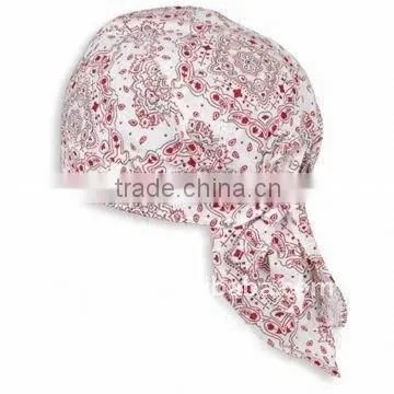 Printed fashion girl's sport bandana scarf hat or cap