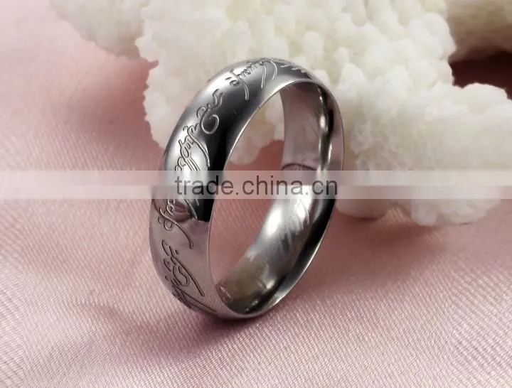 Best Selling Products Fashion Stainless Steel Dubai Design Silver Ring