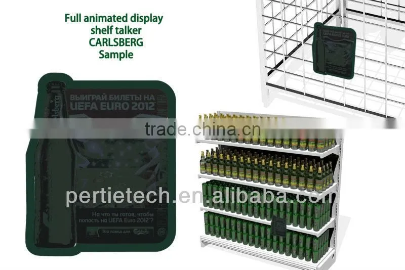 advertisement display shelf with epaper display modern shoes display shelf