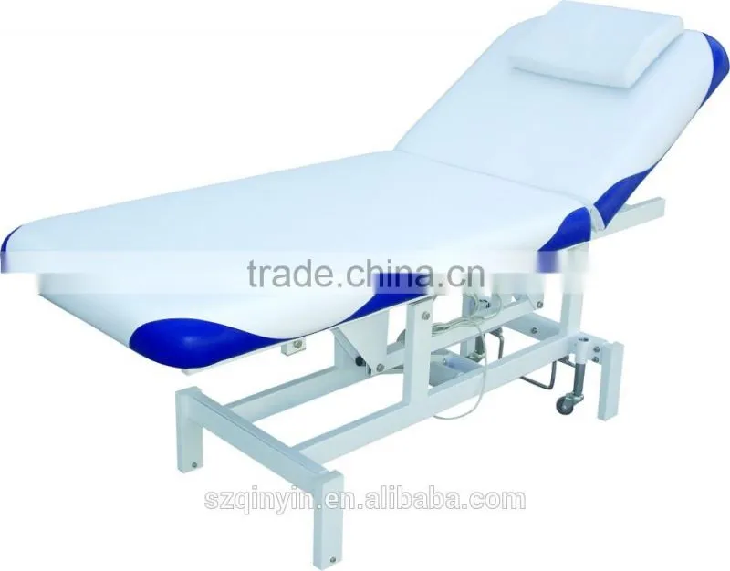 Fashion beauty salon PU/PVC up-down spa electric facial bed