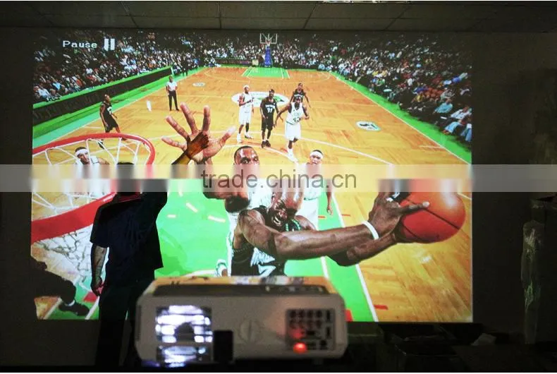 Brightest 4500lumens Built-in Android 4.2.2 Native Full HD Led Android Digital Smart Projector,Wireless connect to iPhone/iPad