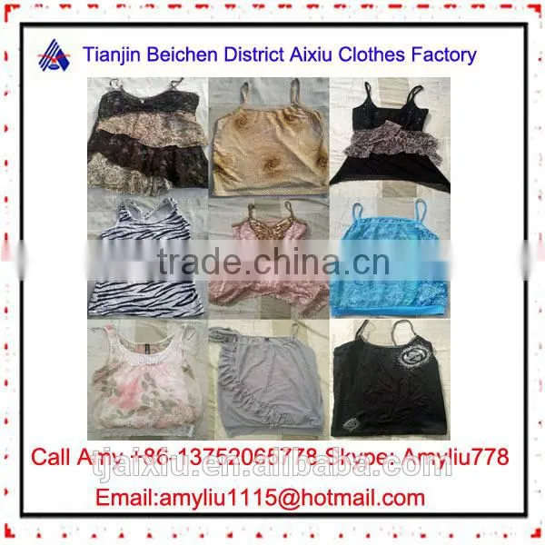 Hot sale second hand ladies clothes